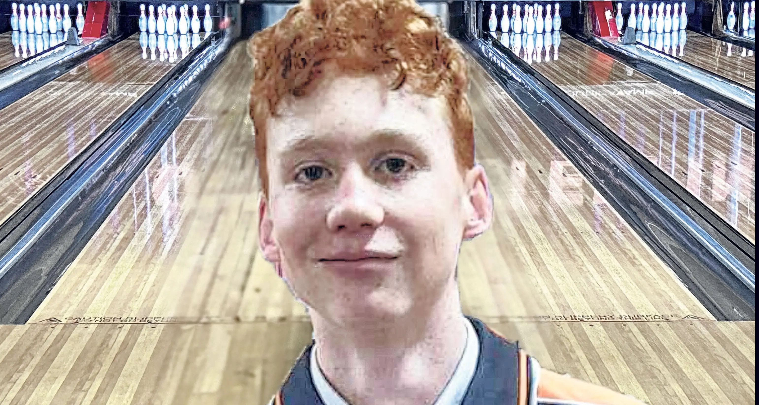 Casey Perry in weekly bowling league triumph