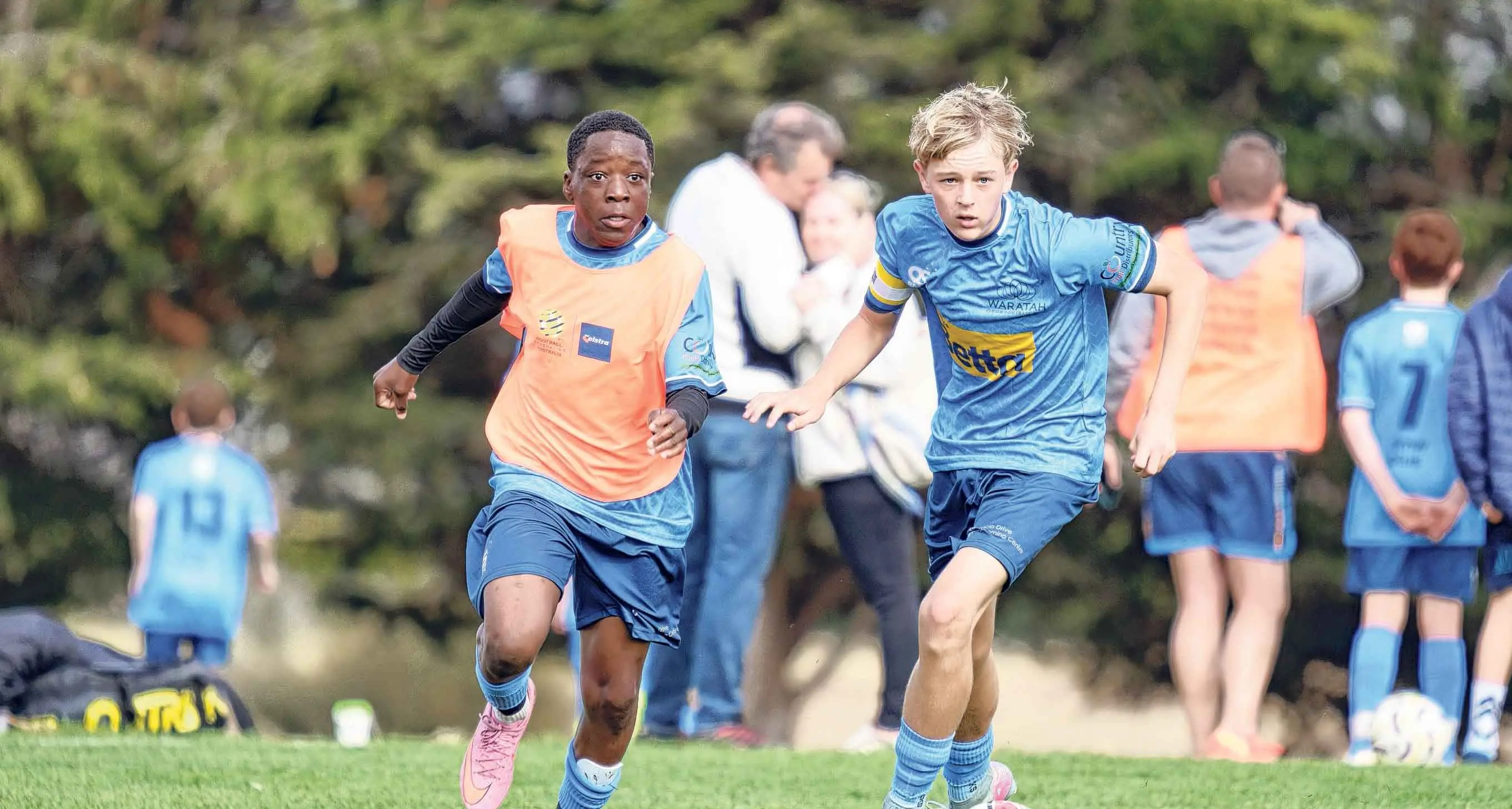 Junior Soccer Round 1 at Waratahs