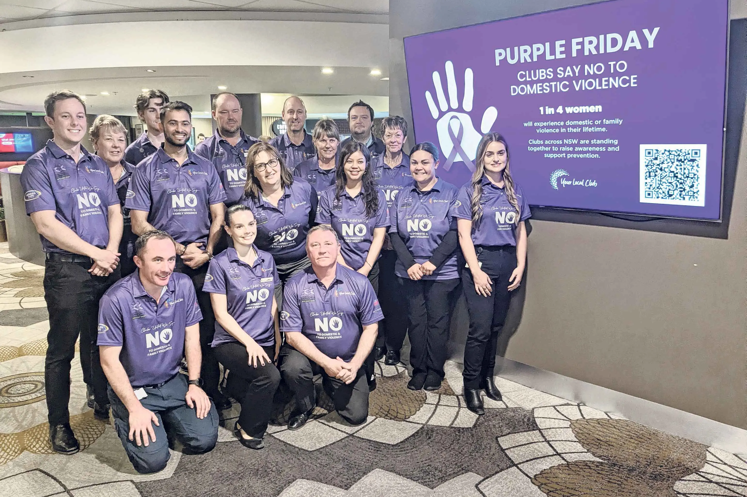 <p>\"Making support visible in places people trust\" Ex-Services\\' Club joins club campaign to break the silence around domestic and family violence.</p>\\n