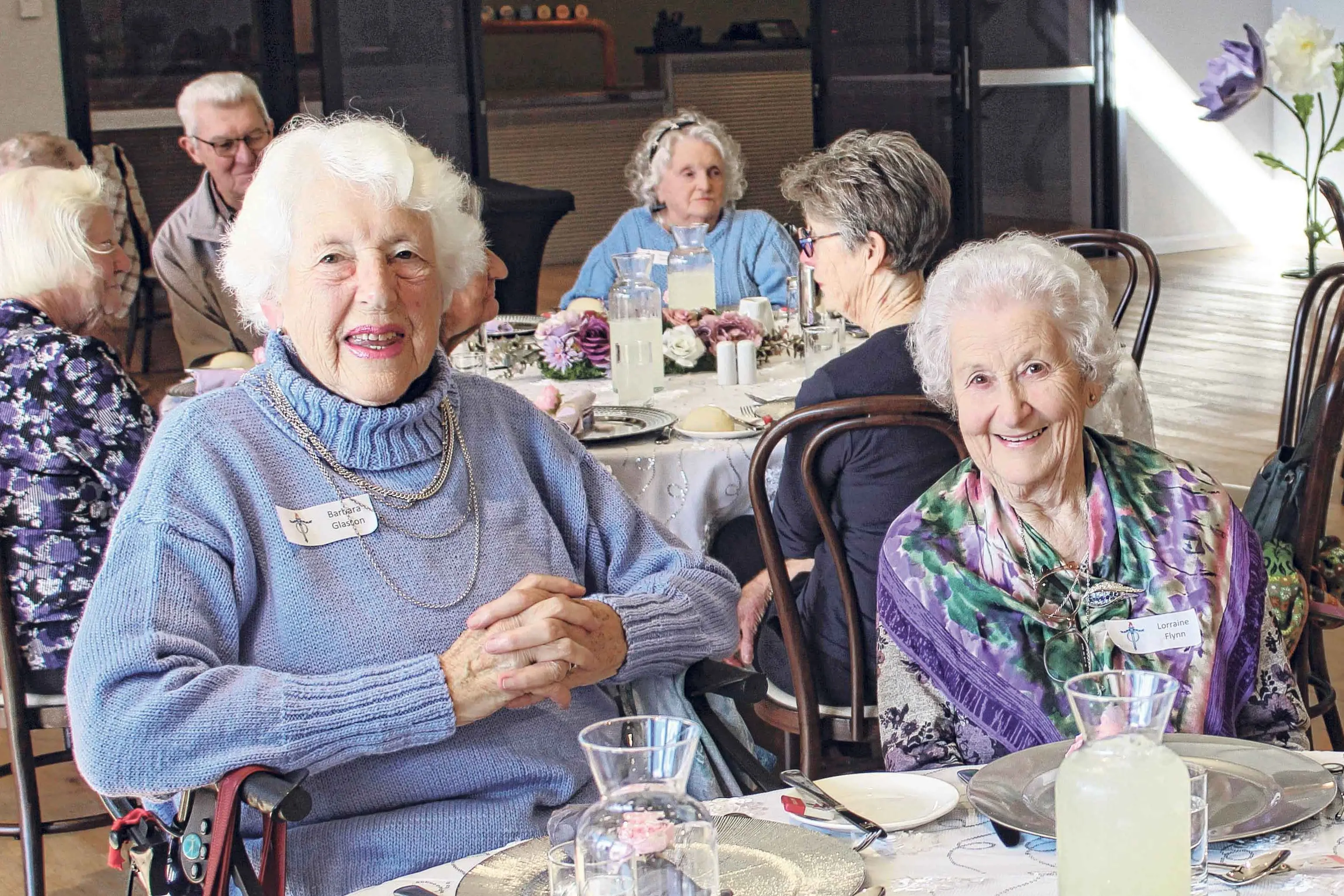 <p>Barbara Glasson and Lorraine Flynn. Photo: Supplied.</p>\\n