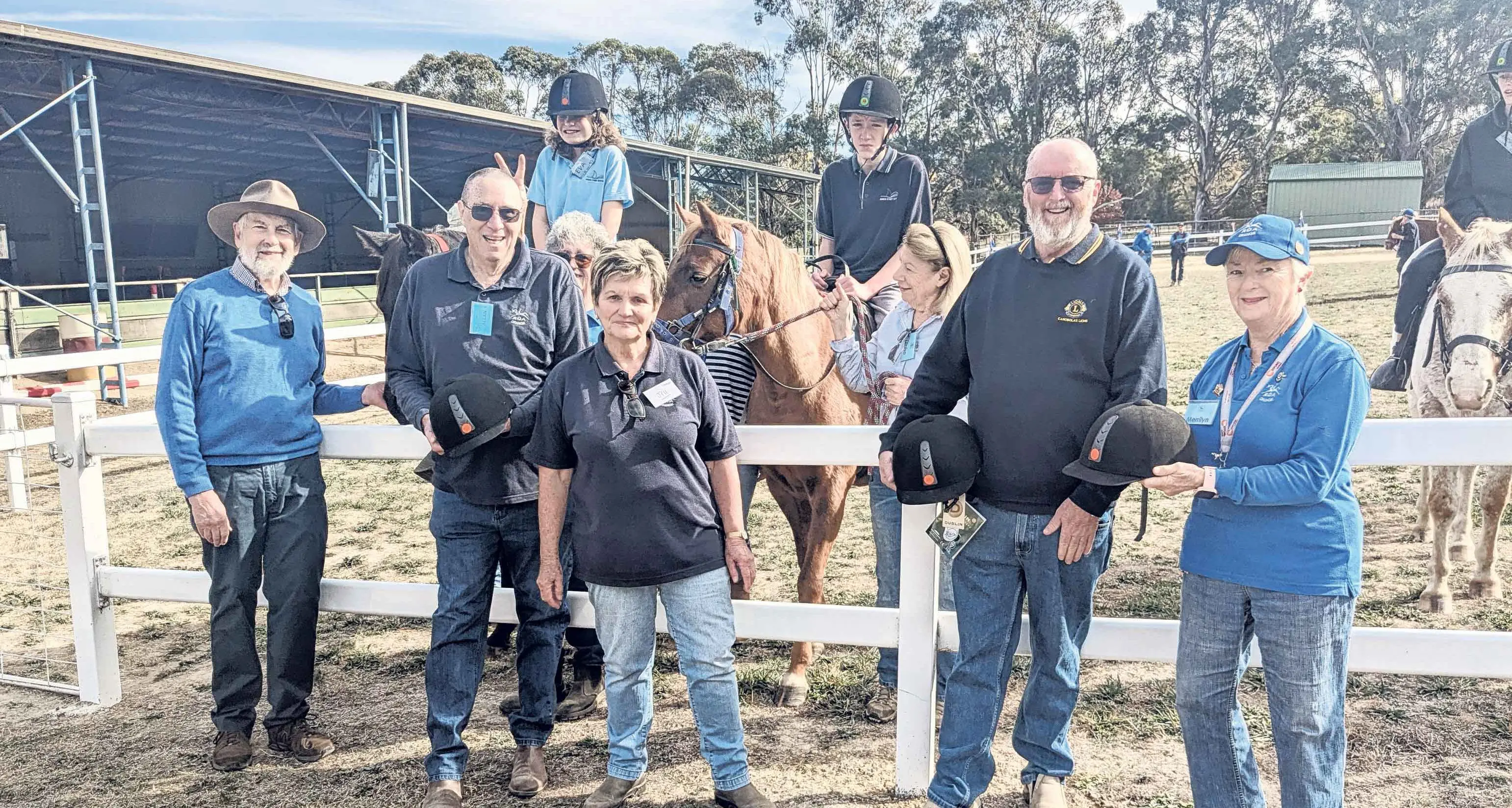 And the correct answer is… lending a hand to our local RDA!