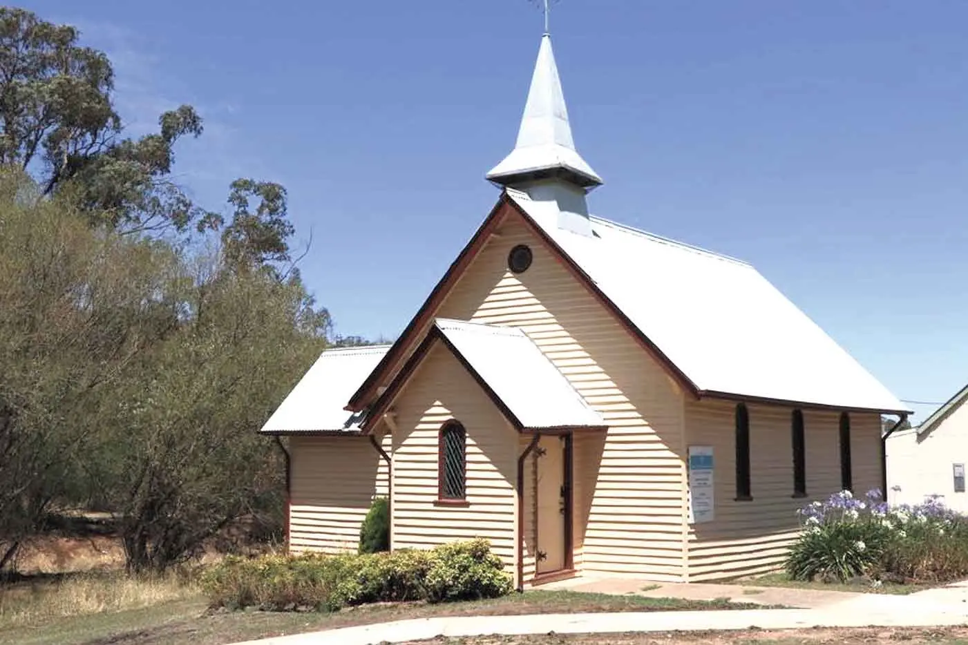 <p>Everyone\\u2019s invited to the centenary celebration this Sunday for Trunkey Creek\\u2019s \\u201CChurch of the Holy Spirit\\u201D. Photo: John Huth</p>\\n