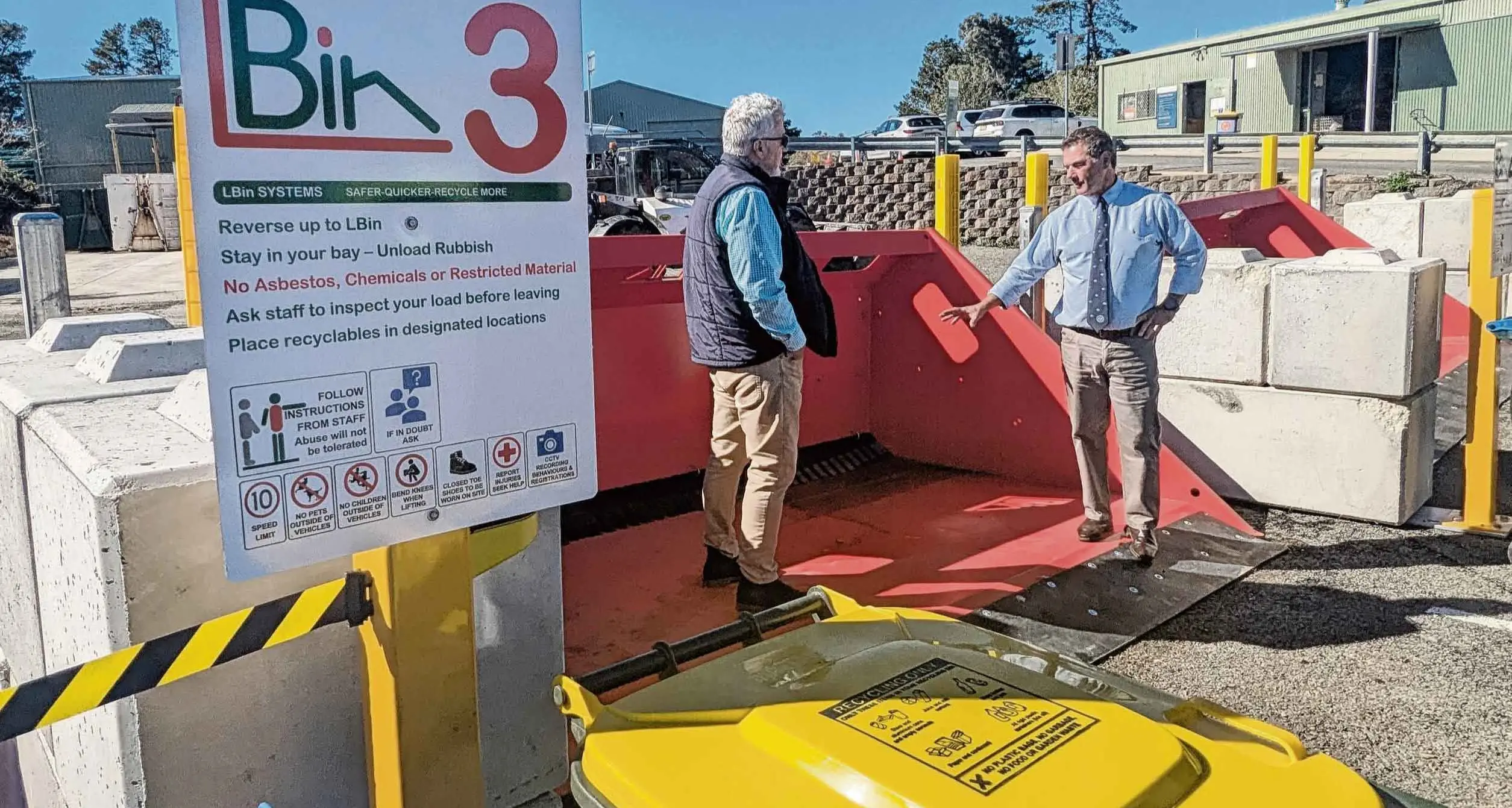Faster, safer, more sustainable way to drop off waste