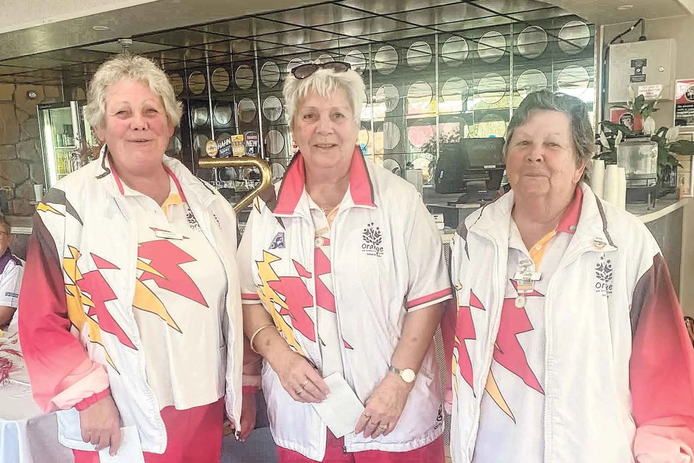 Orange City women celebrate President's Day with enthusiasm