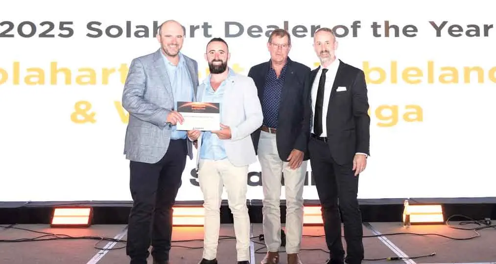 Solahart Central Tablelands is shining bright after national outlet success