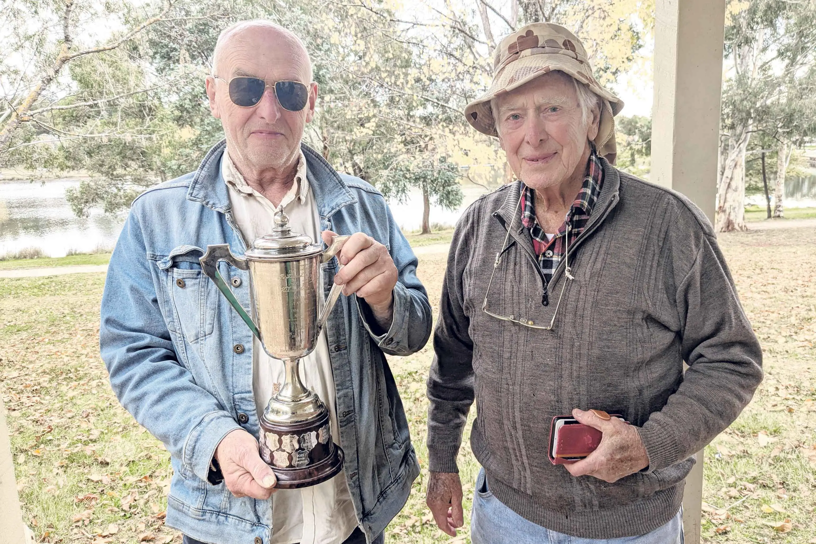 <p>Winner of the 2026 J.N. Brazier Cup Bendix Keukenmeester with local fly casting legend Kevin Laughton.</p>\\n