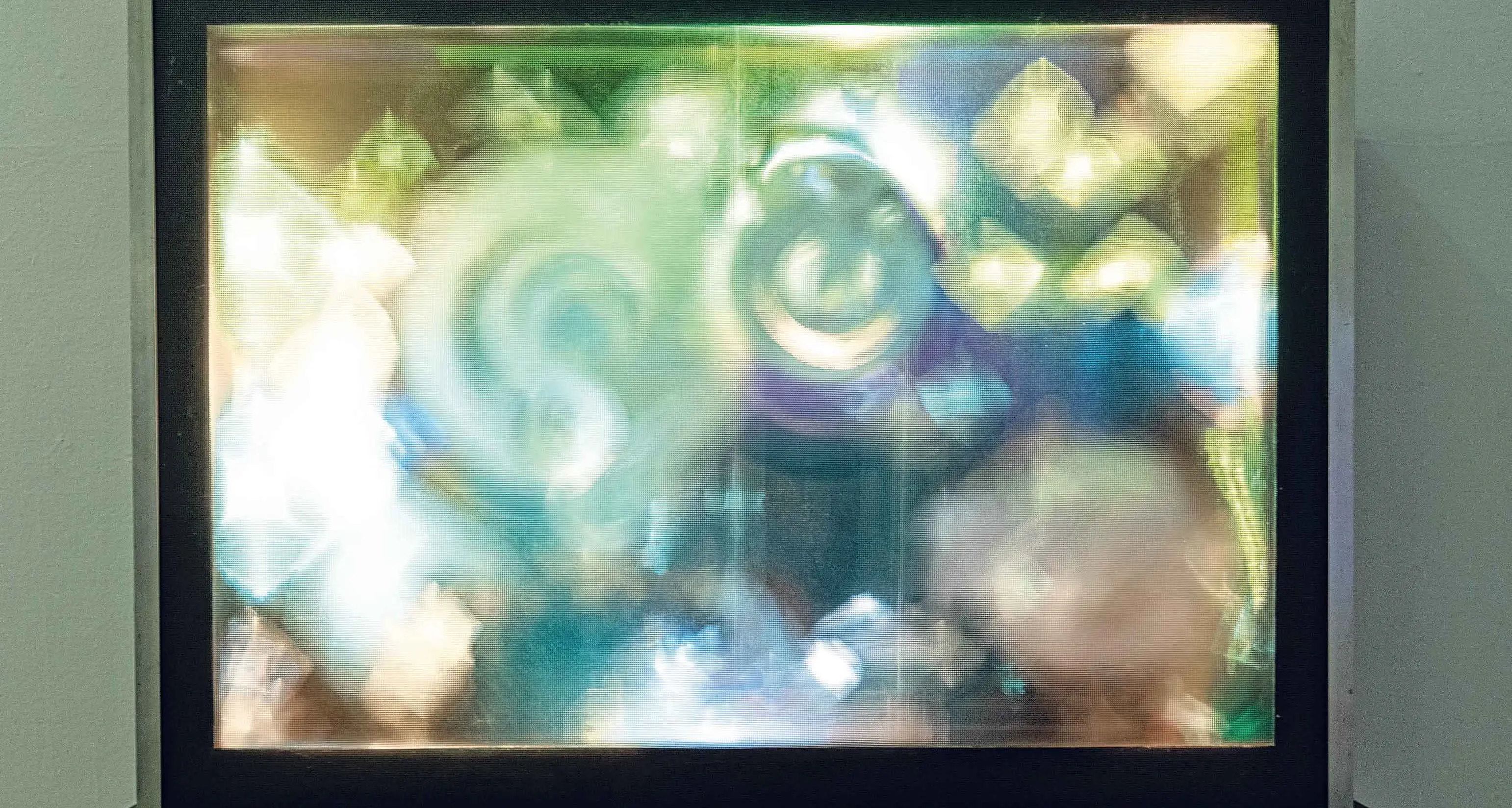 Luminal kinetic from the 1960s lights up the gallery