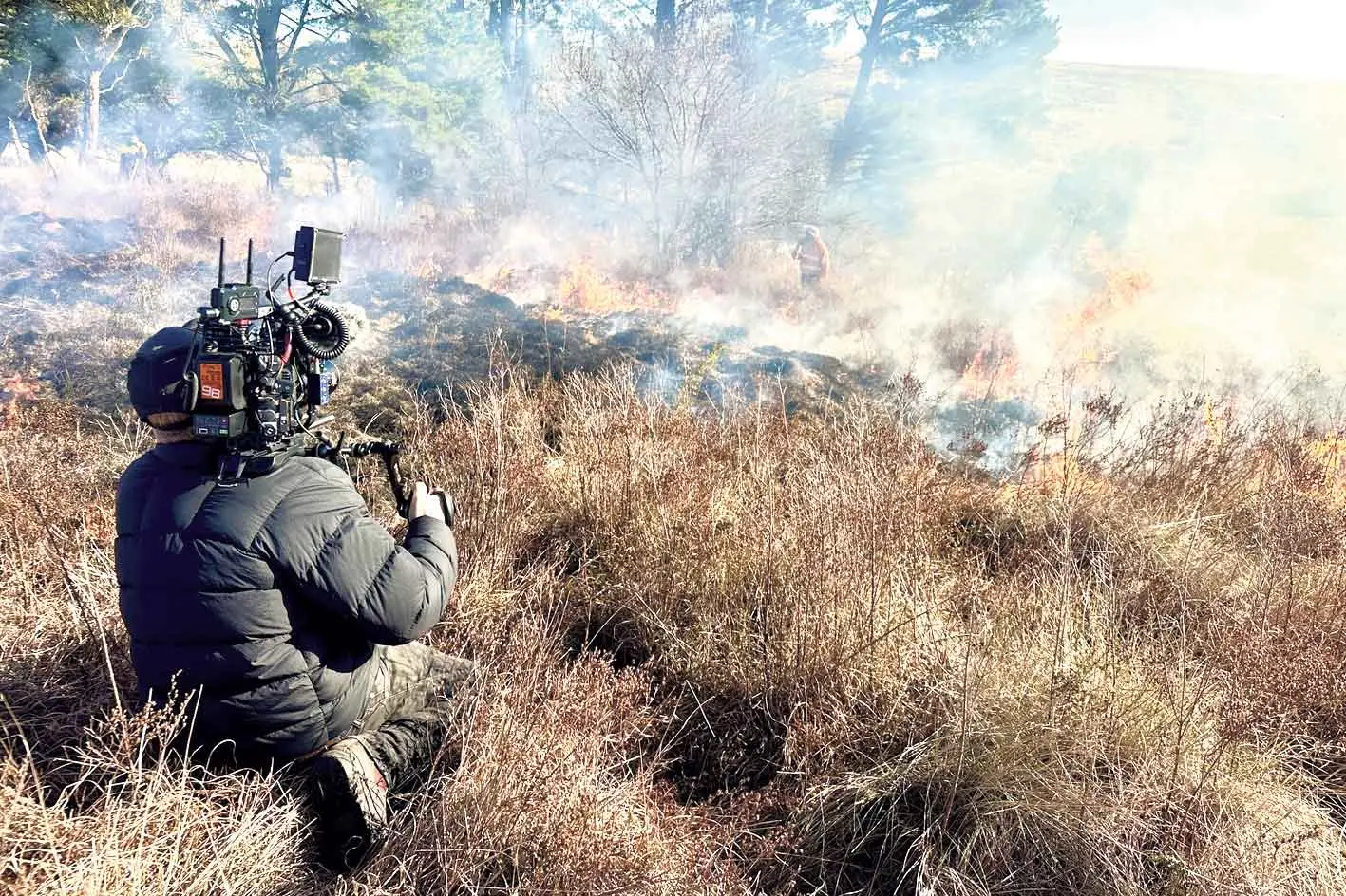 <p>Behind the scenes of local film-maker Jack Steele\\'s recent documentary \\'Firekeepers: Flames of Renewal\\'.Photo: Jack Steele.</p>\\n