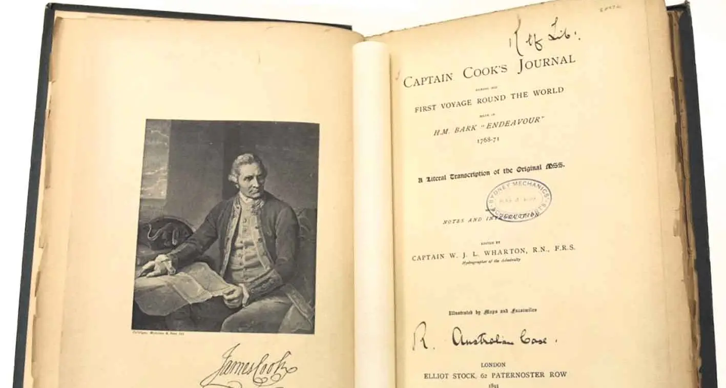 Cook’s journey of discovery recorded “fire-stick farming”