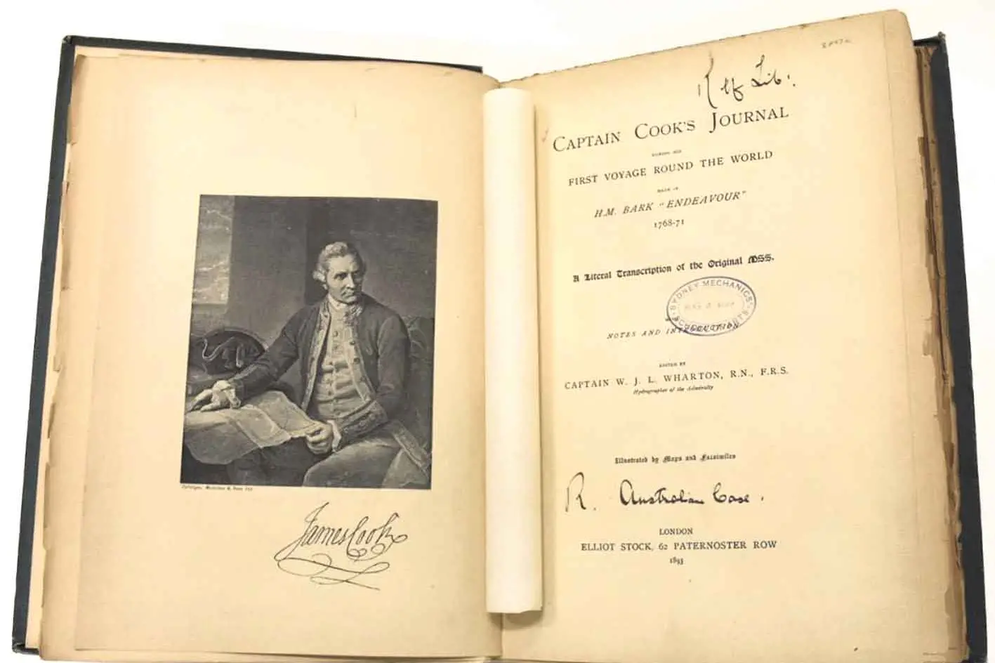 <p>Cook in his journal from the autumn and winter of 1770, recorded seeing fires or rising smoke on almost every day of the voyage up the east coast of Australia. Photo: Curtin University.</p>\\n
