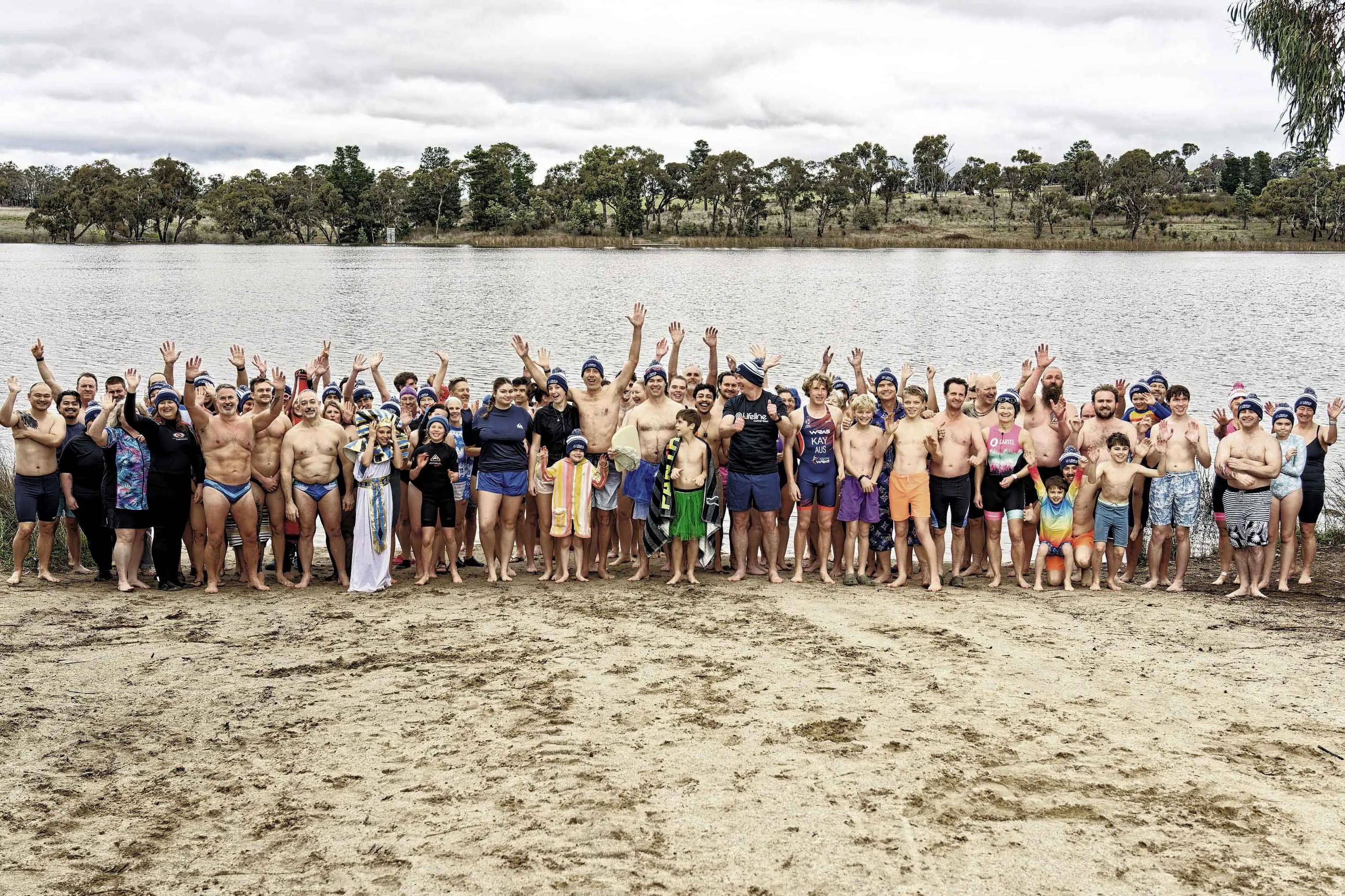 <p>This is the 10th annual winter solstice plunge in Orange. Photo: Orange City Life. </p>\\n
