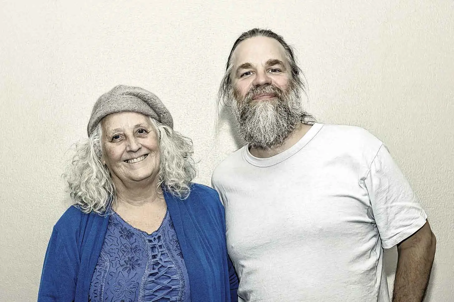 <p>Deb Thornton with Thirsty Merc founder Phil Stack. Photo: Orange City Life. </p>\\n