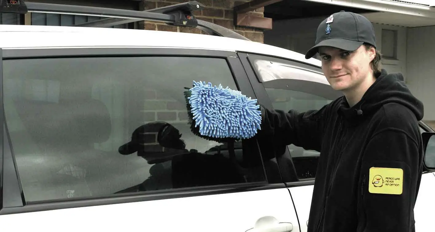 Edwin’s “Suds Alot” keeps your car trim, tidy, and looking its very best