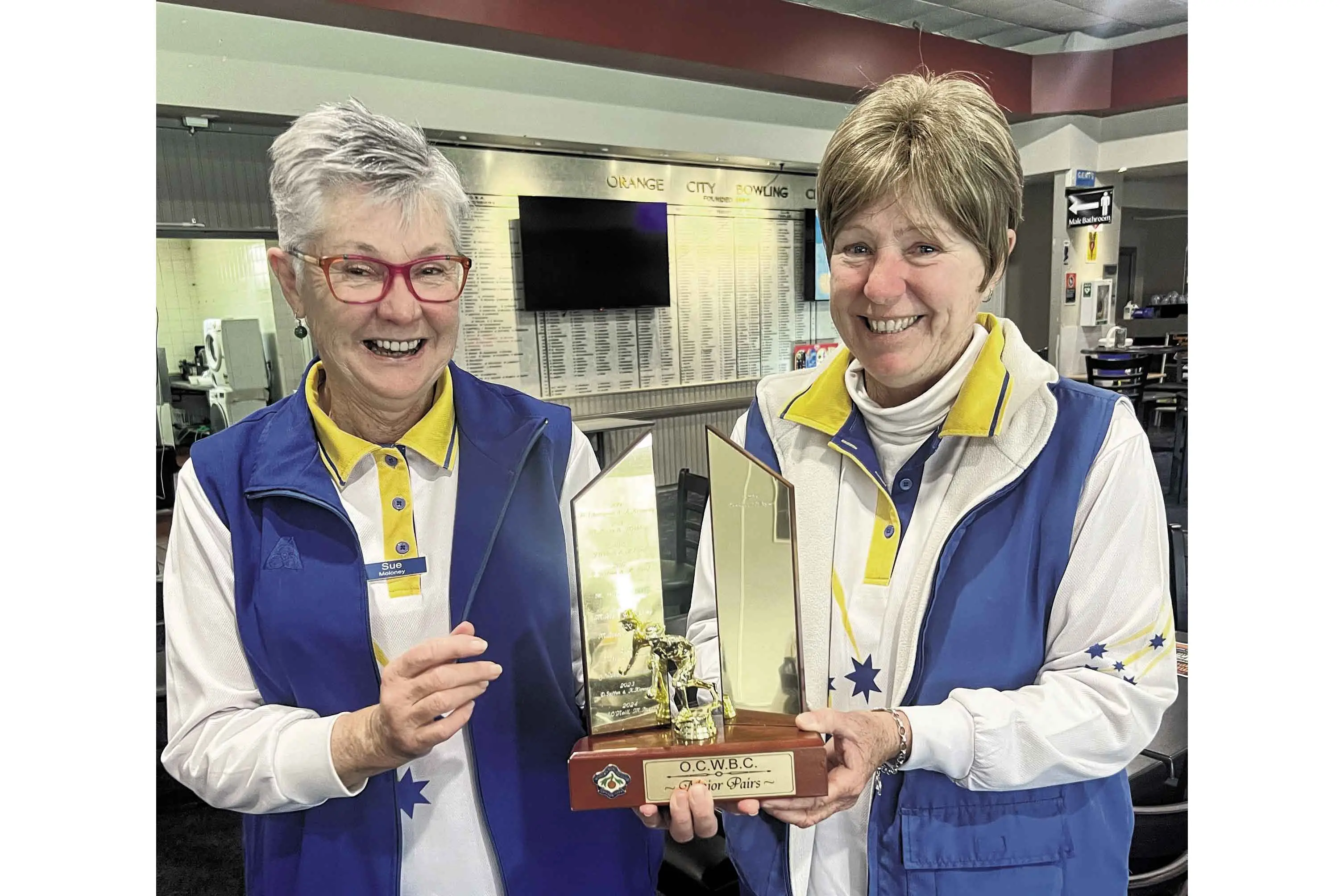 Sue Moloney and Helen Lord win Major Pairs final