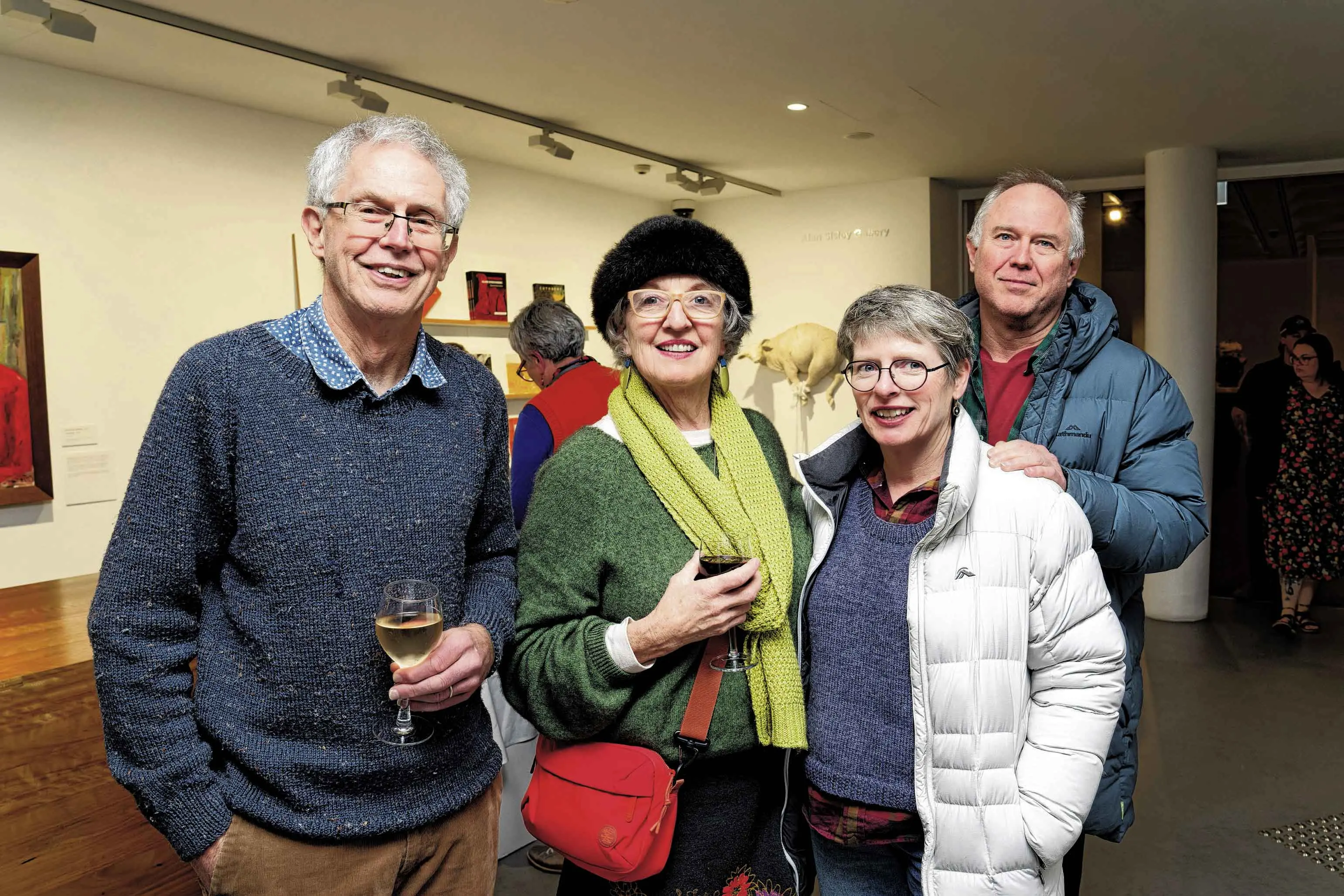 <p>Rowan and Theresa Huxtable with Rebecca Houlihan and Damian Huxtable. Photo: Orange City Life. </p>\\n