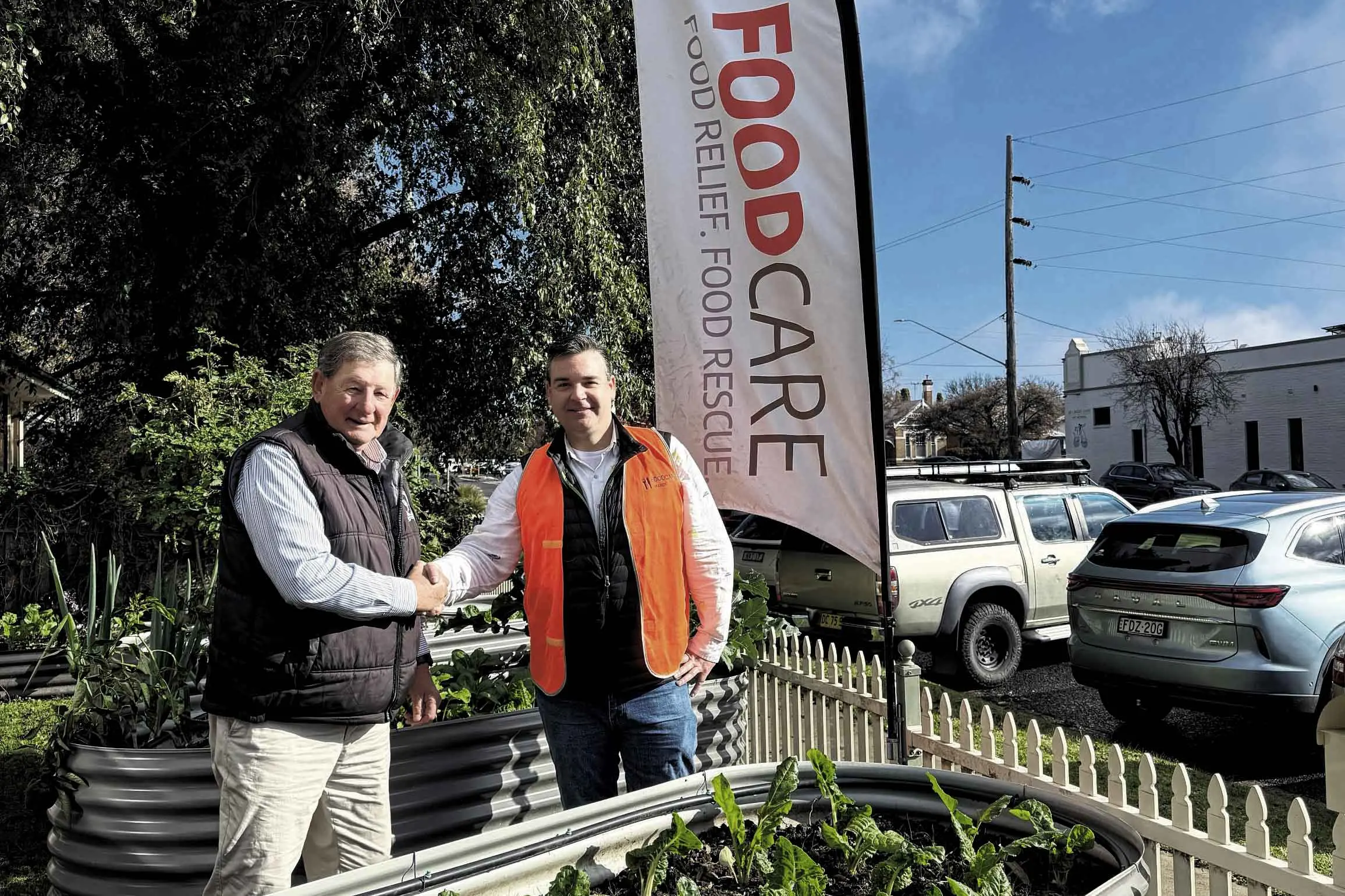 <p>OCTEC Board Director Reg Kidd supporting the work of FoodCare Orange who supported 1200 people living on the breadline.</p>\\n