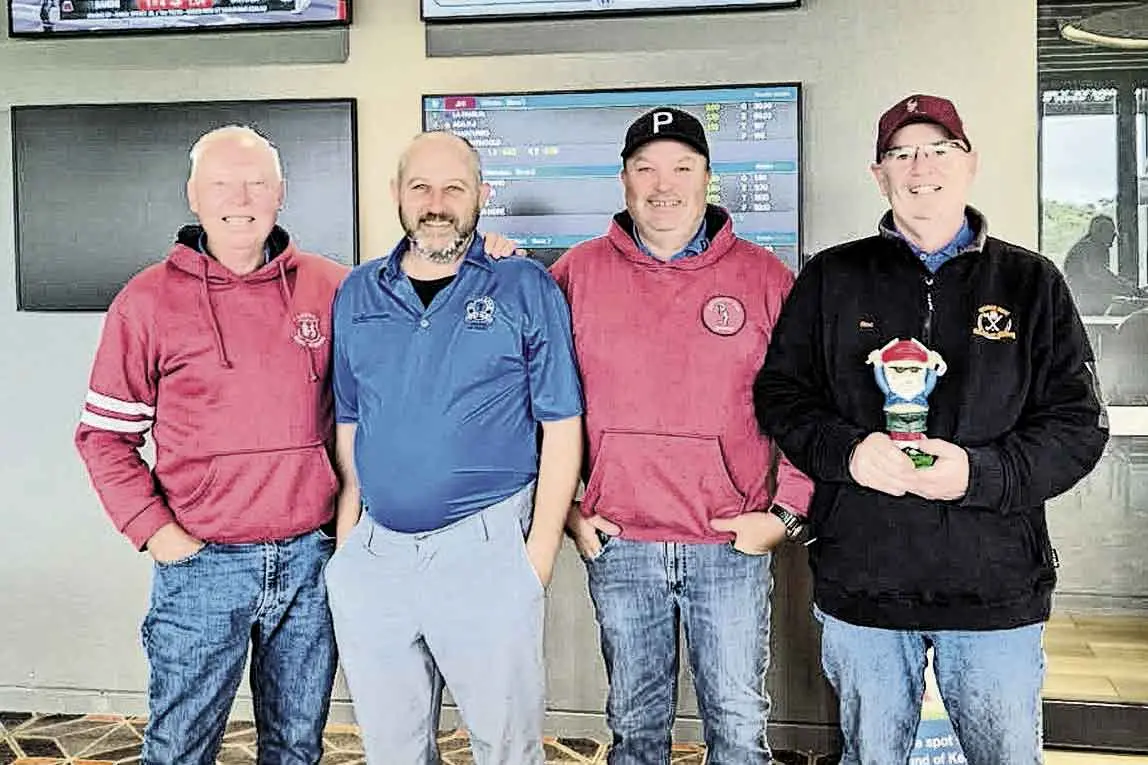 <p>Tony Ford with Grant Michel, Paul Baker and Craig Rochester.</p>\\n