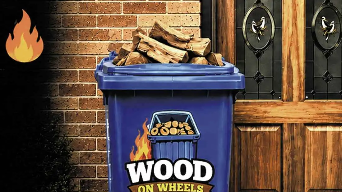 Sick of bagged kindling for your burner? Wood on Wheels has a solution.