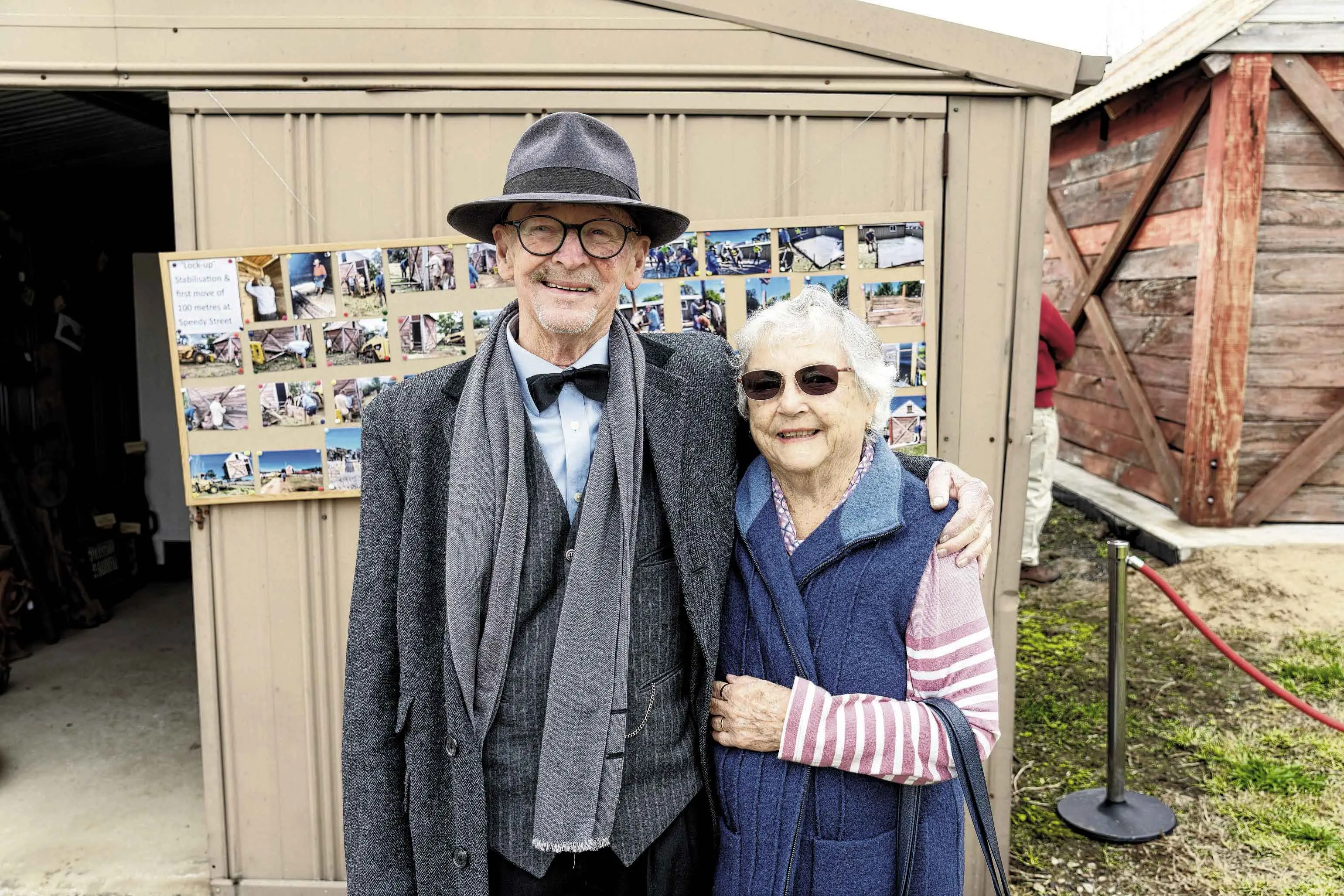 <p>Mark Oates and Pat Troth. Photo: Orange City Life. </p>\\n