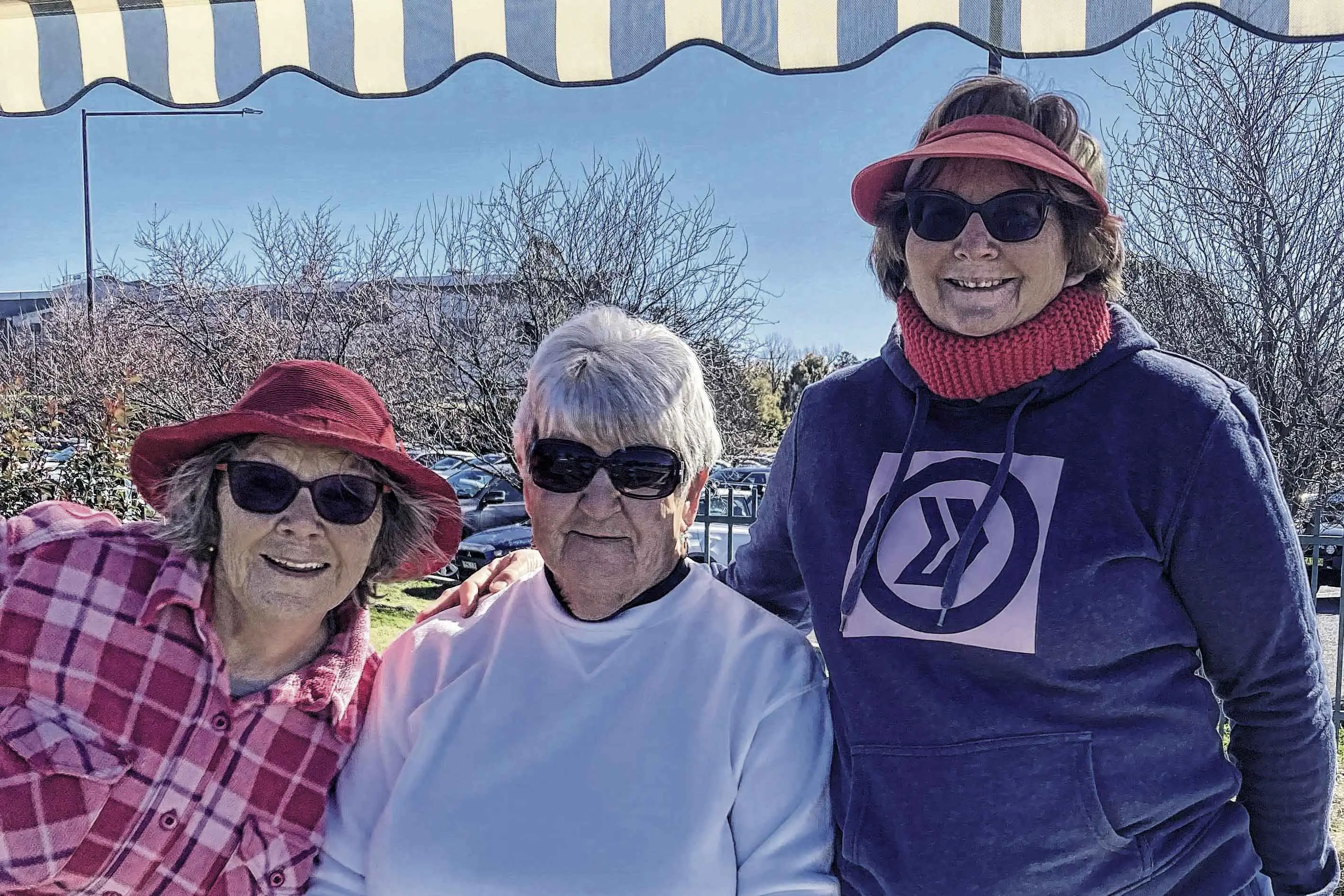 <p>Verna Tos, Yvonne Johnston and Veronica Alexander.</p>\\n