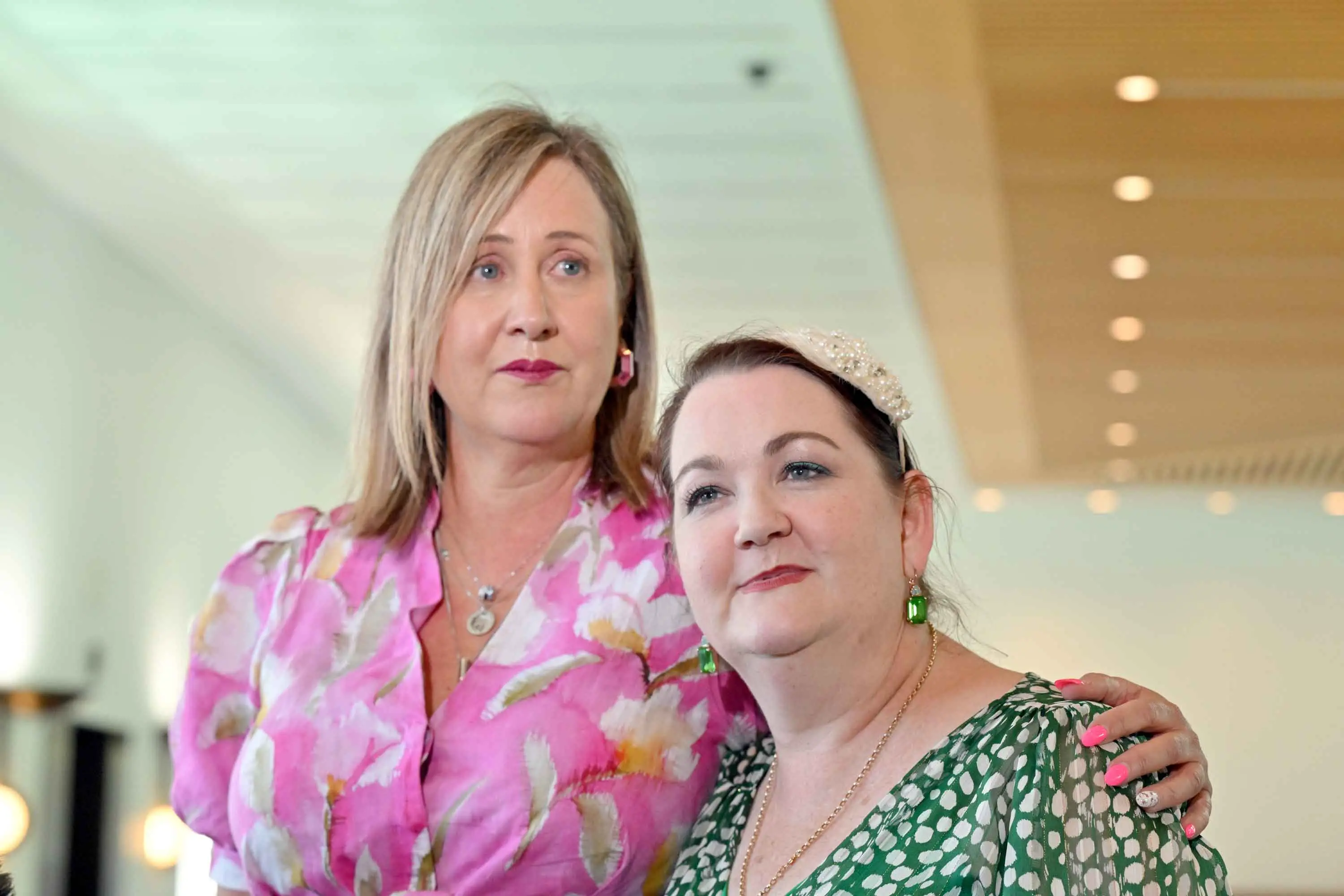 <p>Mia Bannister and Emma Mason are urging the government to pass the bolstered laws without delay. Photo: AAP/Mick Tsikas</p>\\n