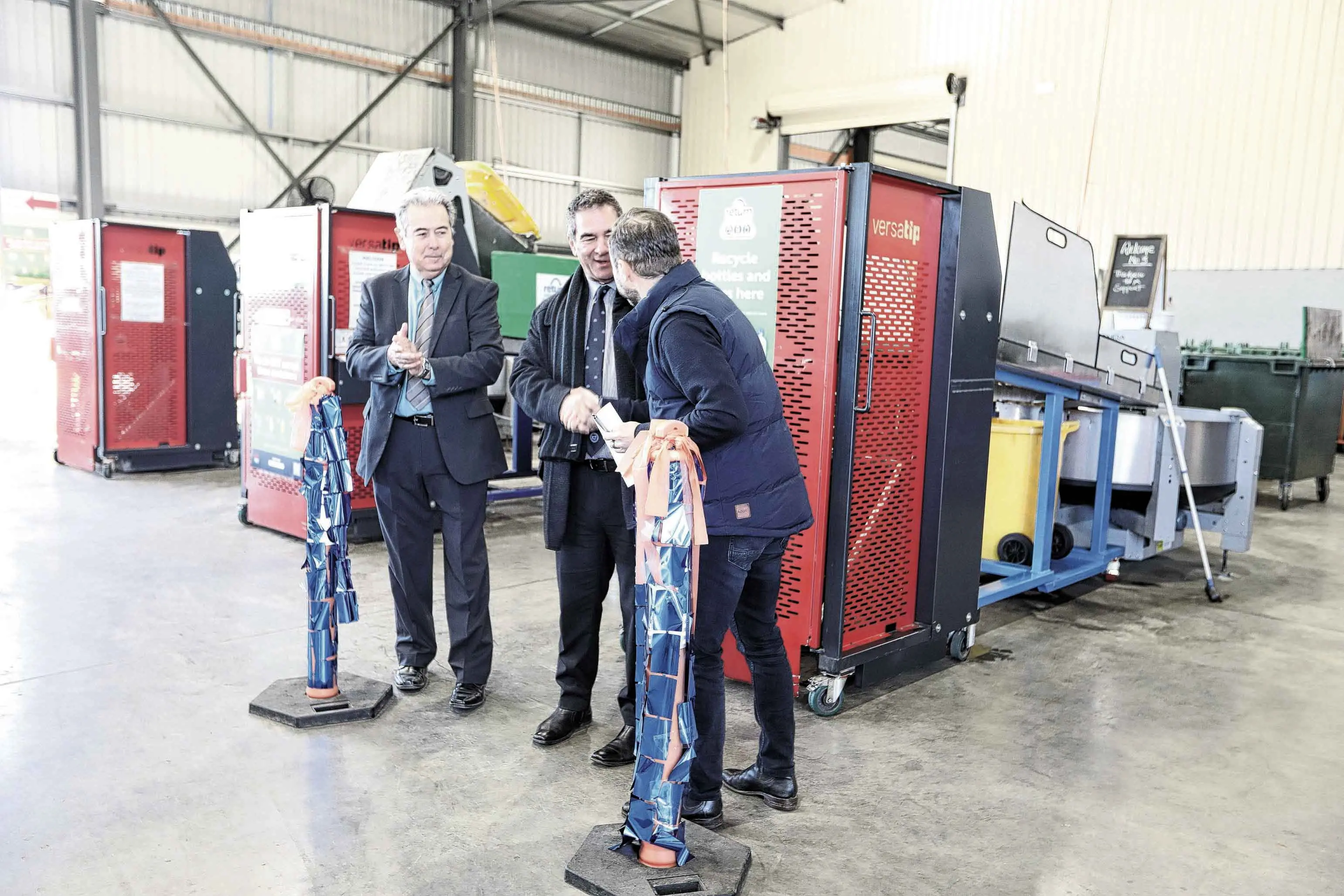 <p>Chair of the Wangarang board, Gary Norton, Orange Mayor Tony Mileto, and Wangarang CEO, Chris Rawlins, at the official opening.</p>\\n