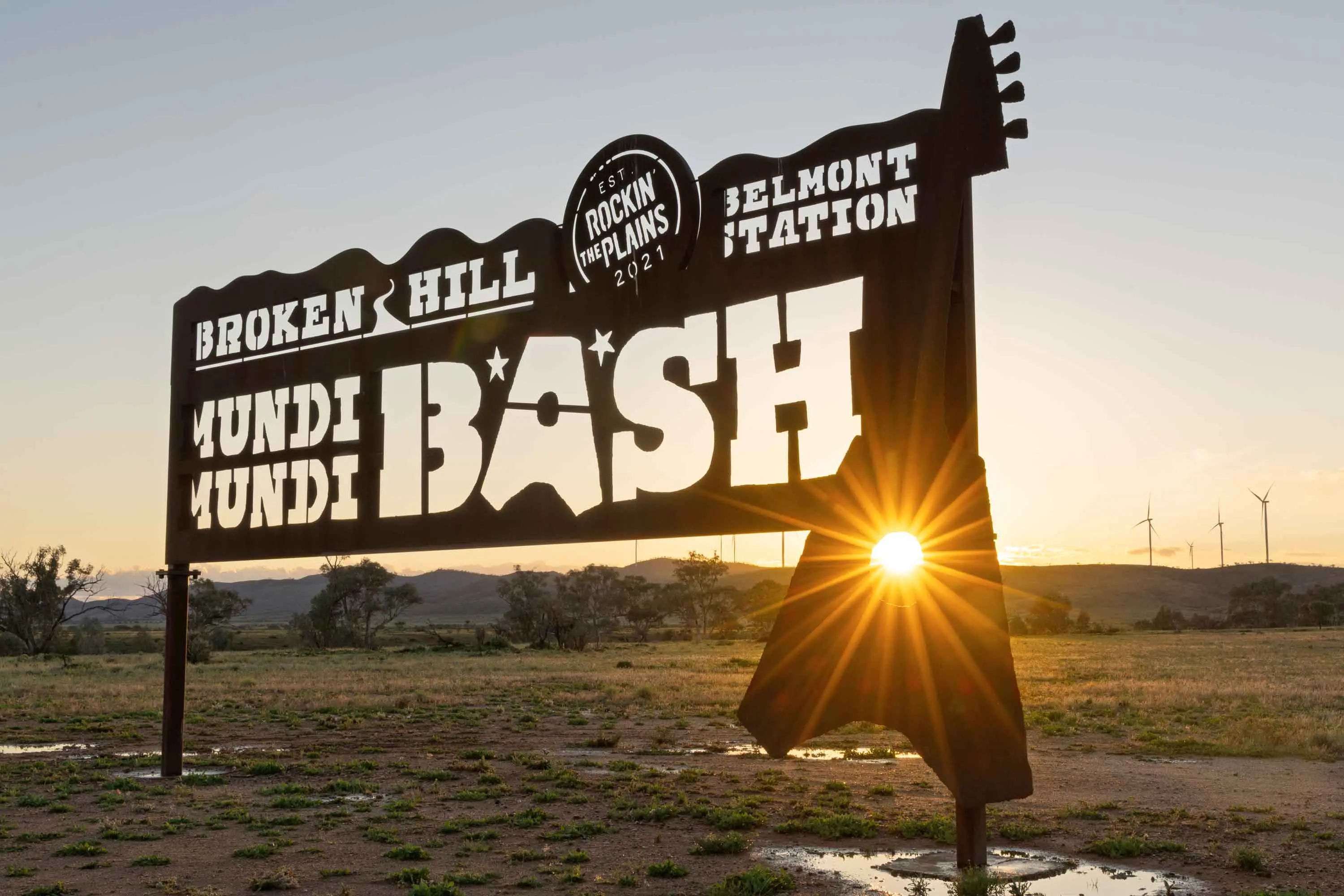 <p>The Mundi Mundi Bash has grown into a signature event for the Broken Hill region. Photo: AAP/ Supplied by Matt Williams</p>\\n