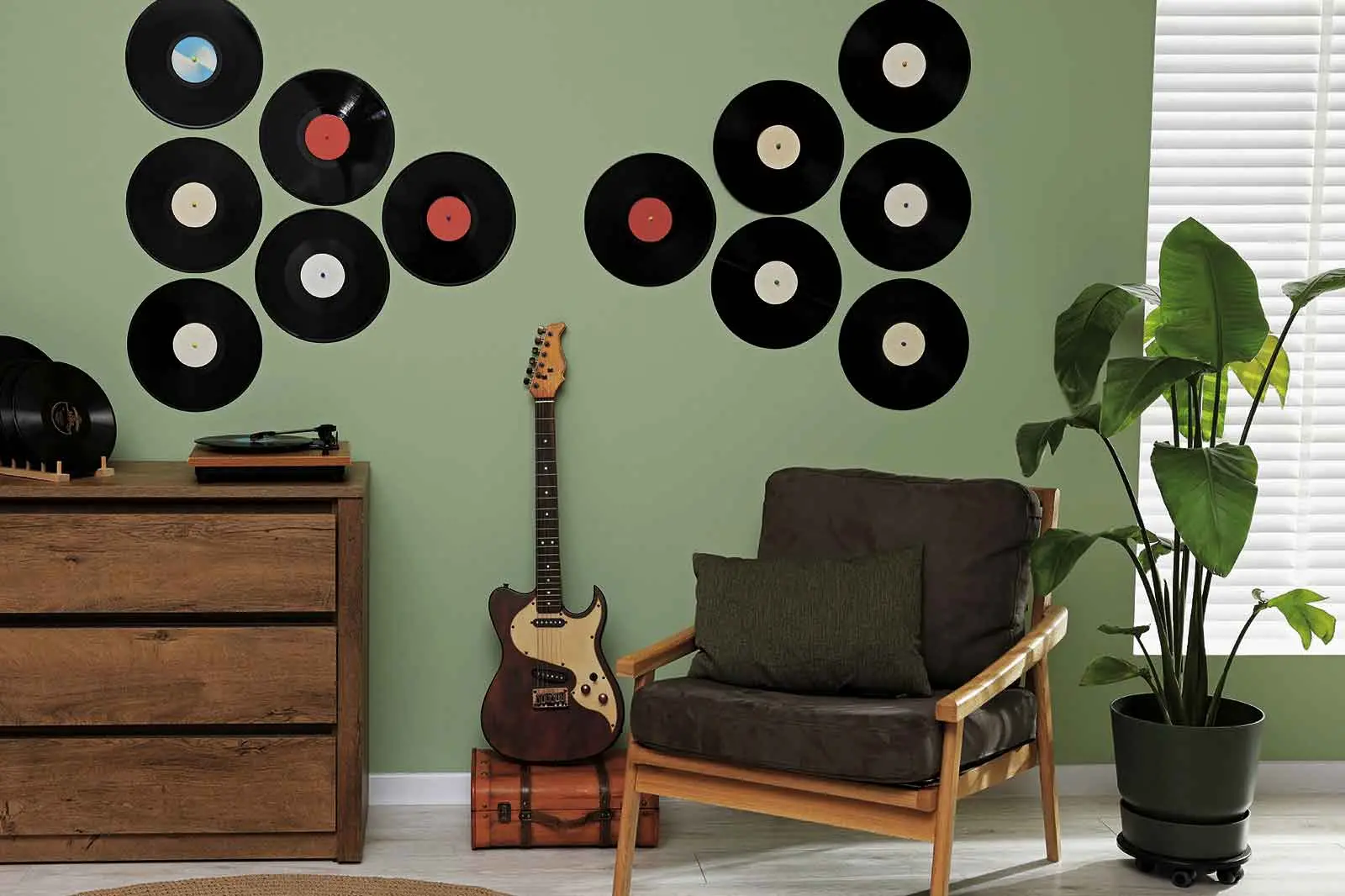 Vinyl revival spins records into home décor