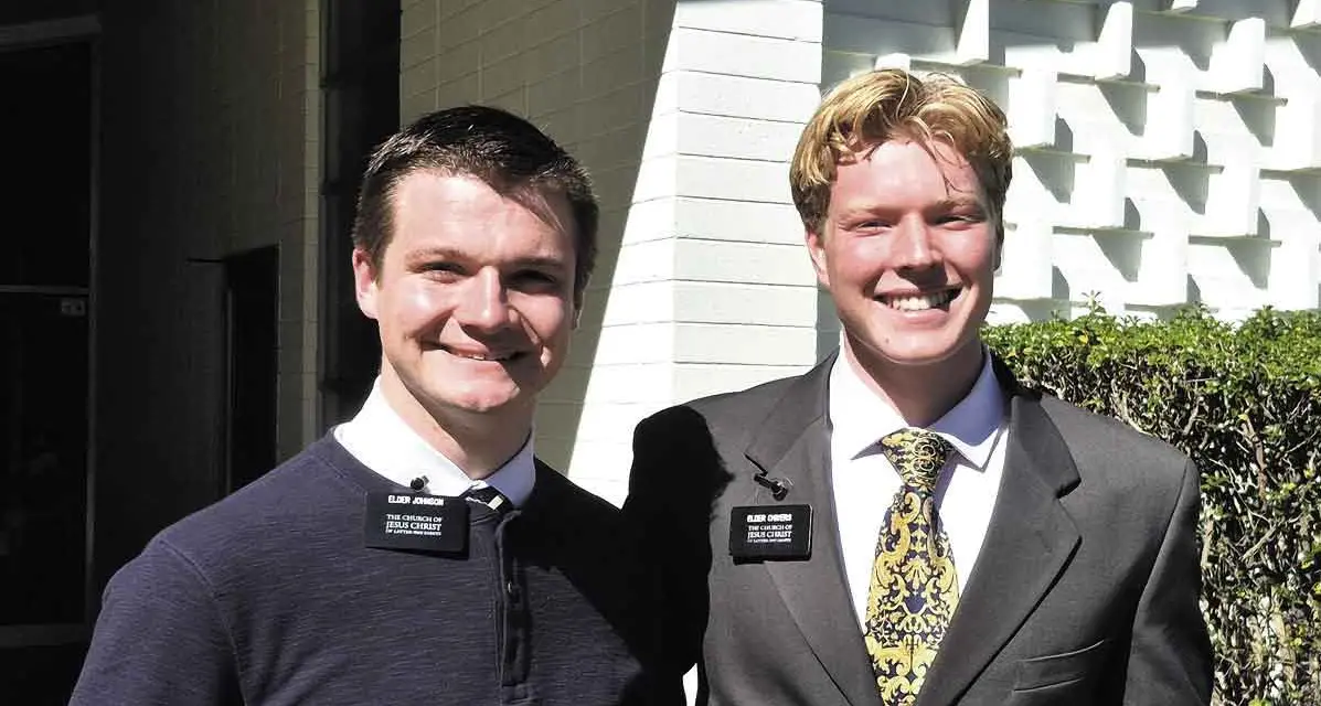 Elders in demand: Mormon missionaries here to serve
