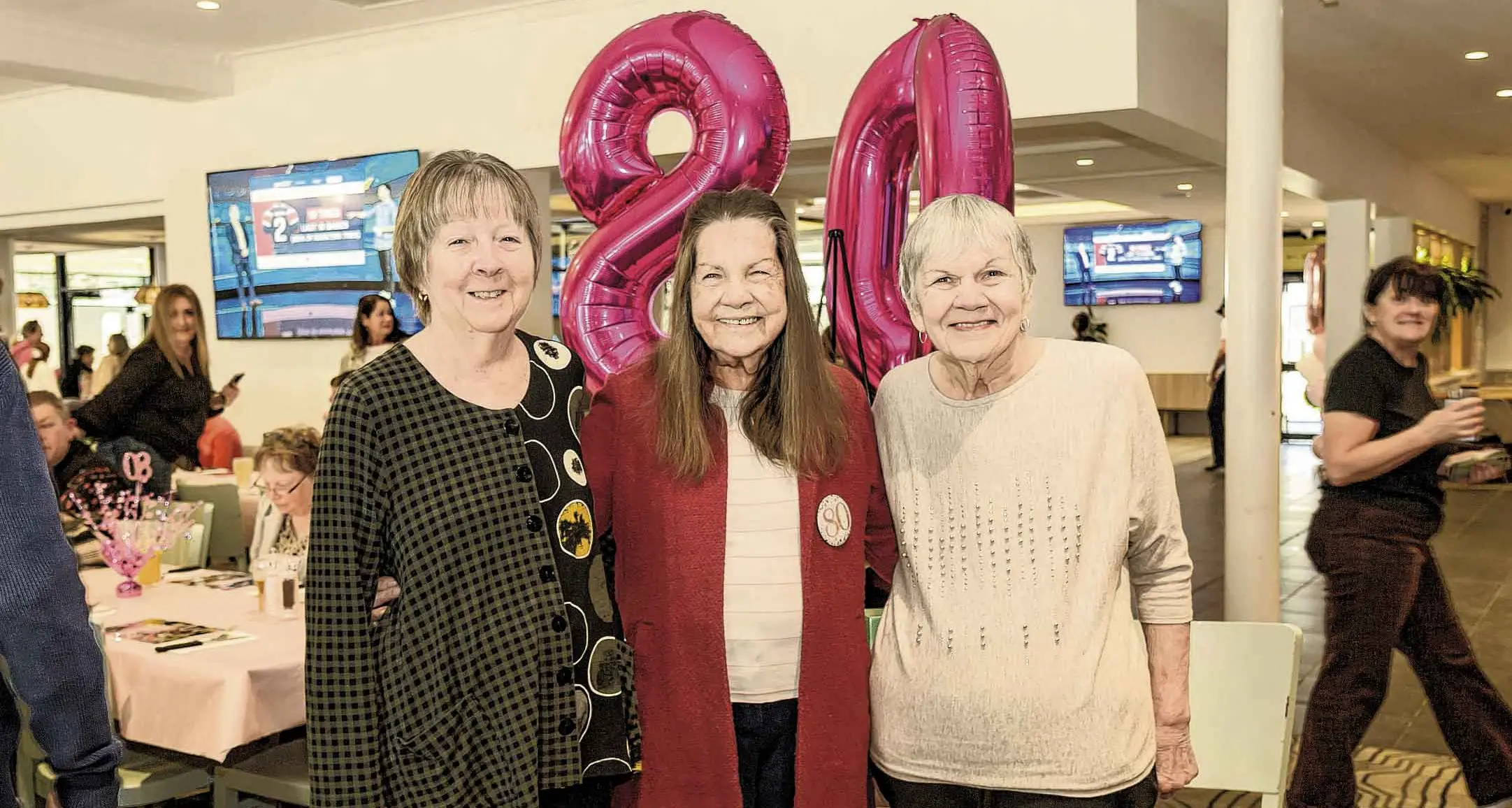 Surprise reunion for Janina Belkowski's 80th birthday