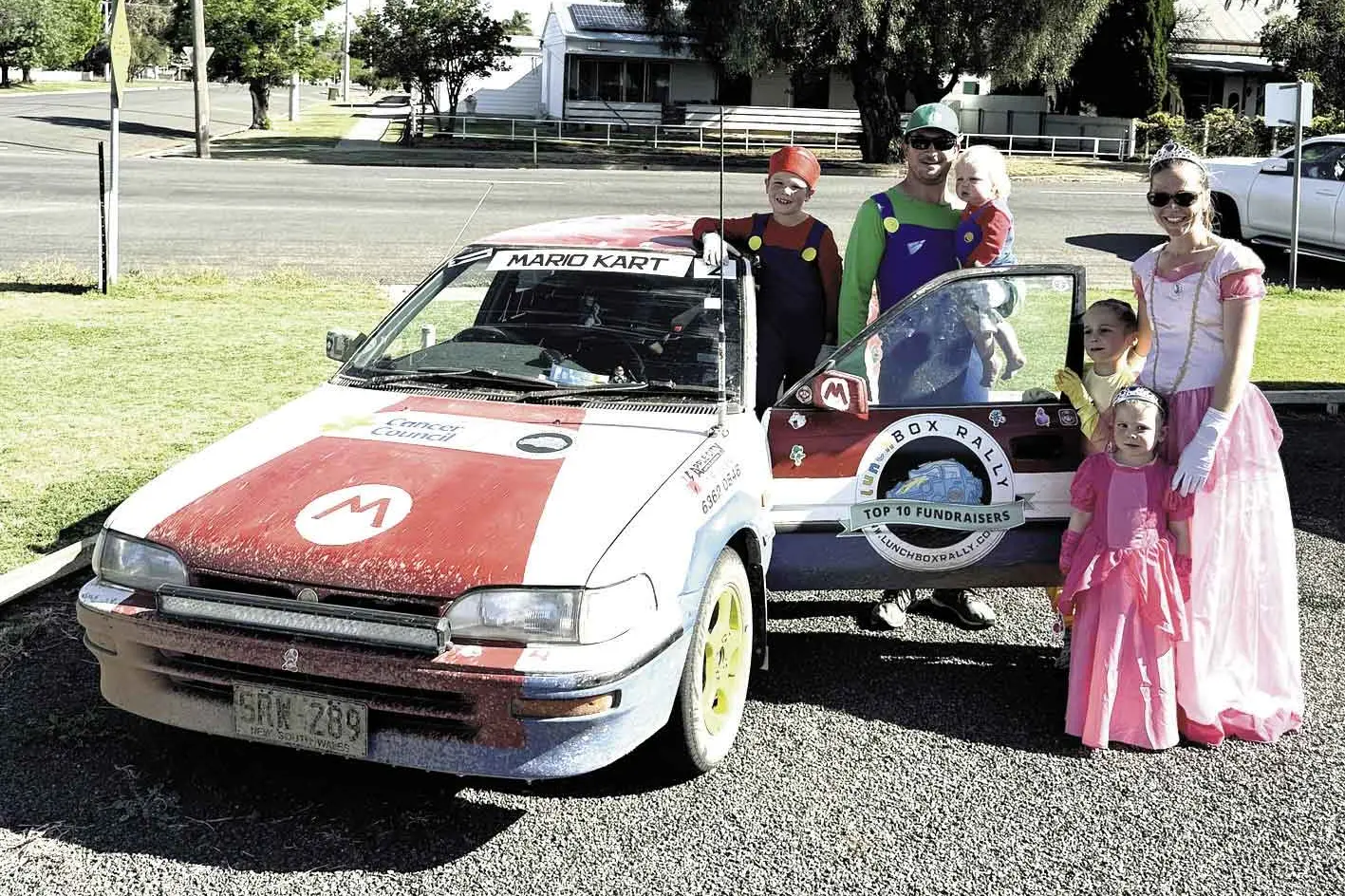 Sean and Karina’s bangers on the blocks for Lunchbox Rally