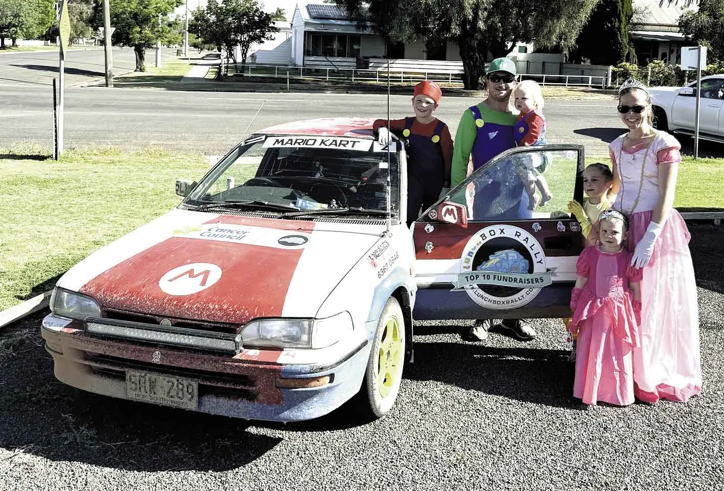 Sean and Karina’s bangers on the blocks for Lunchbox Rally