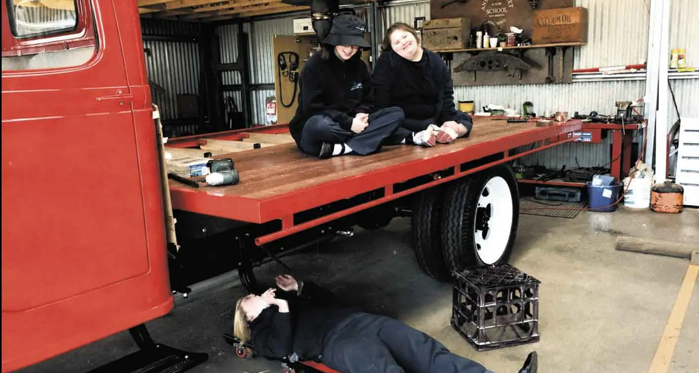 School’s old red Austin makes a special return