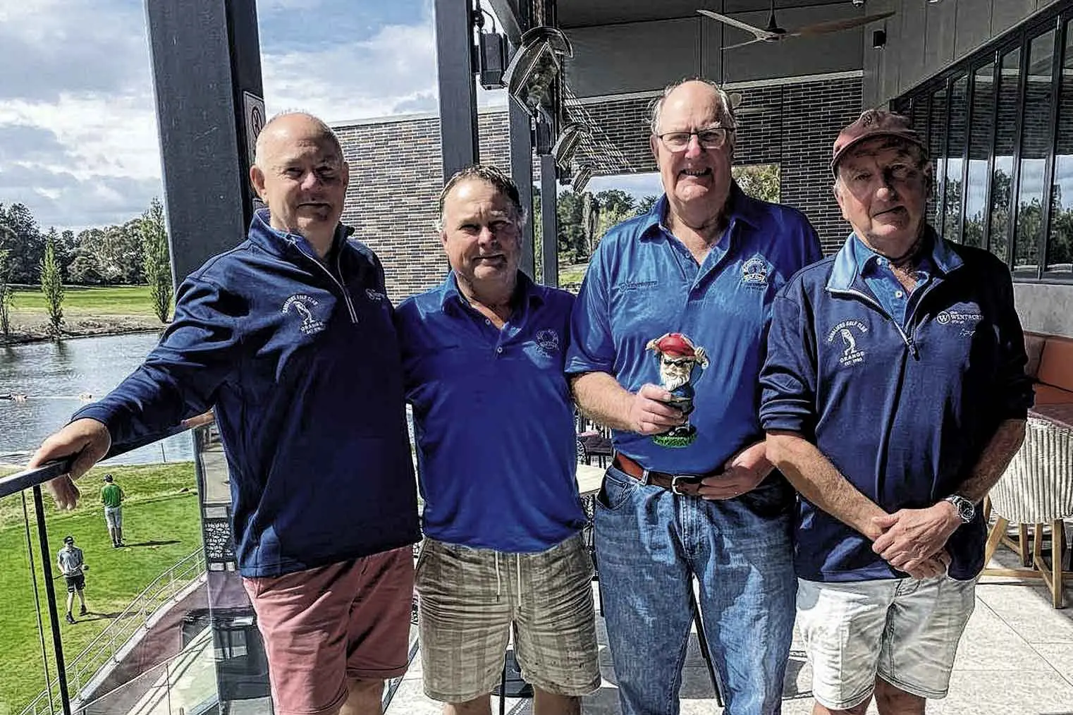 <p>Pictured are Michael McGovern with Gavin Forest, John Pritchard and Wal Hennessy. Photo: Supplied. </p>\\n