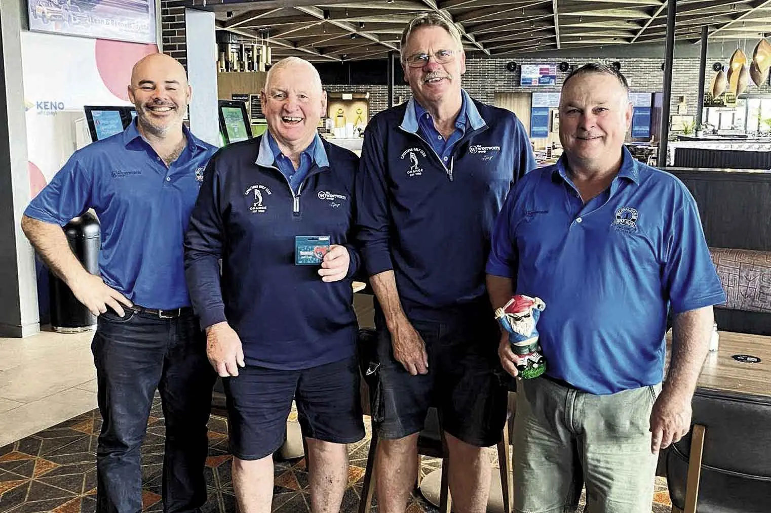 <p>Pictured this week are Mitch McGovern with Graham Moose Tilston, Billy Clingham and Gavin Forest.</p>\\n