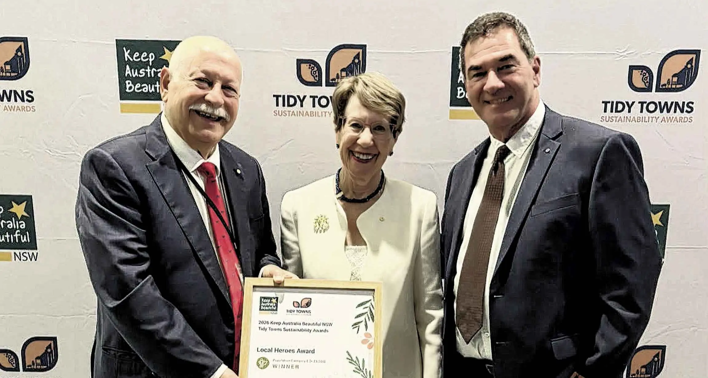 'Local Hero' Chris Gryllis recognised at NSW Tidy Towns Awards