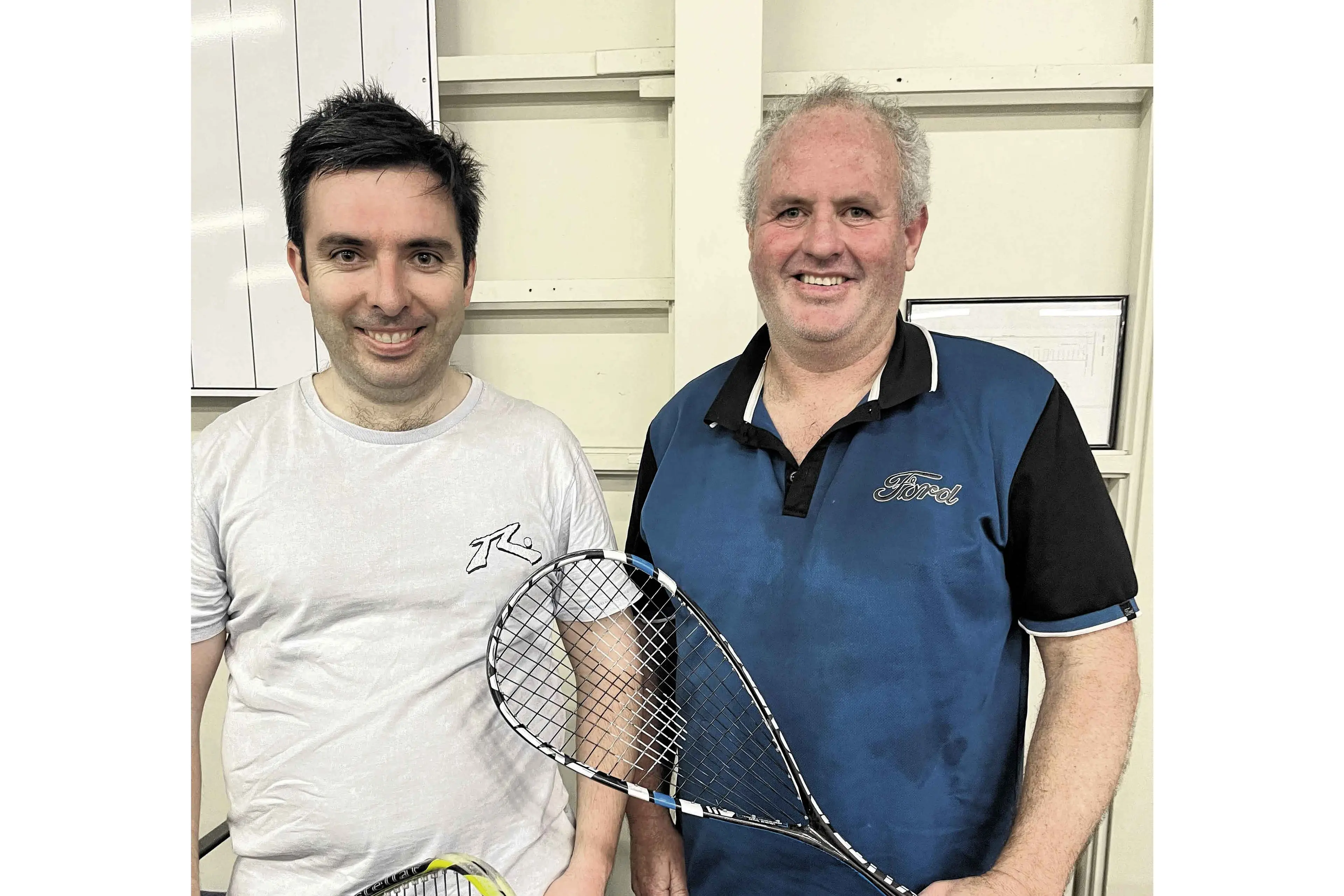 <p>Nathan Garton with Darren Wooding. Photo: Supplied. </p>\\n