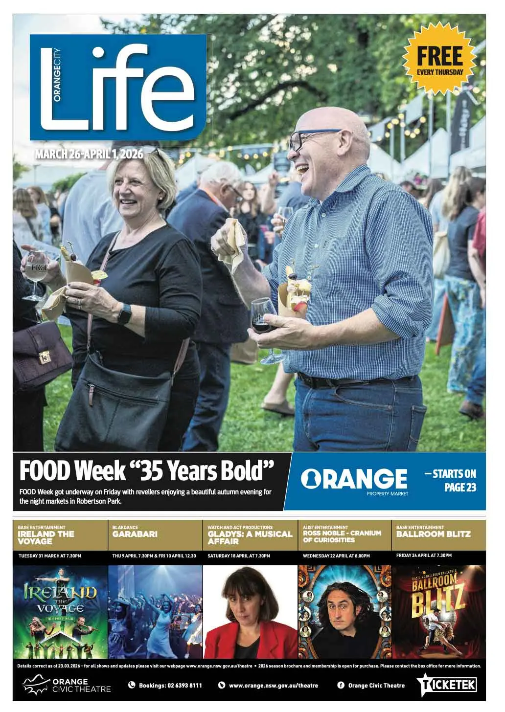 Orange City Life, 26/03/2026