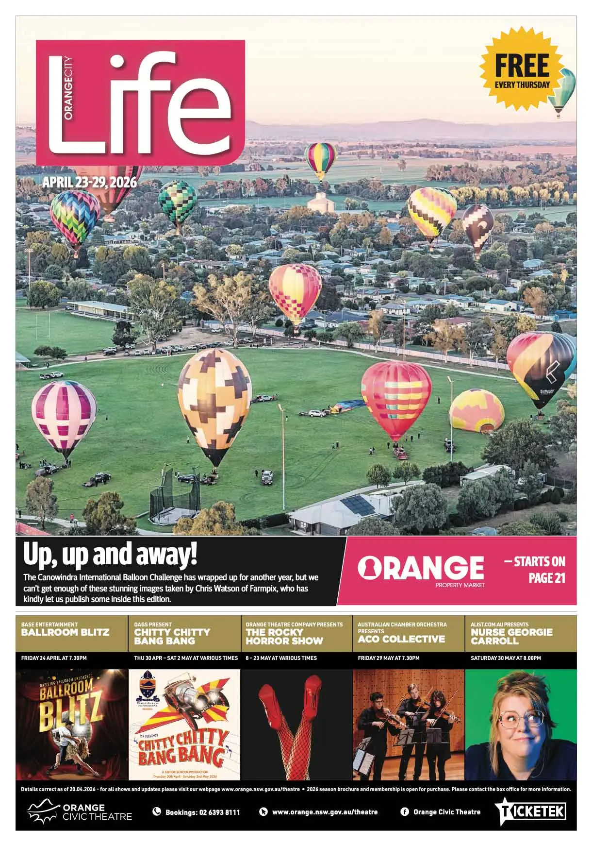 Orange City Life, 23/04/2026